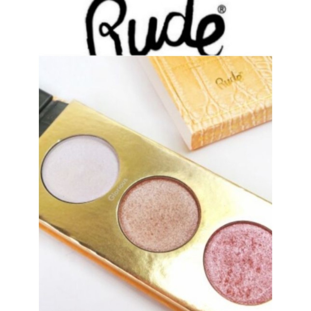 Rude Cosmetics Mimosa 3 Color Eyeshadow Palette